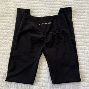 Alphalete Women’s Amplify Legging High Waist Compression Black Sz Small